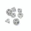 7pcs/lot Polyhedral Dice Set Double-Colors Dice D4 D6 D8 D10 D% D12 D20 for DND RPG Table Games