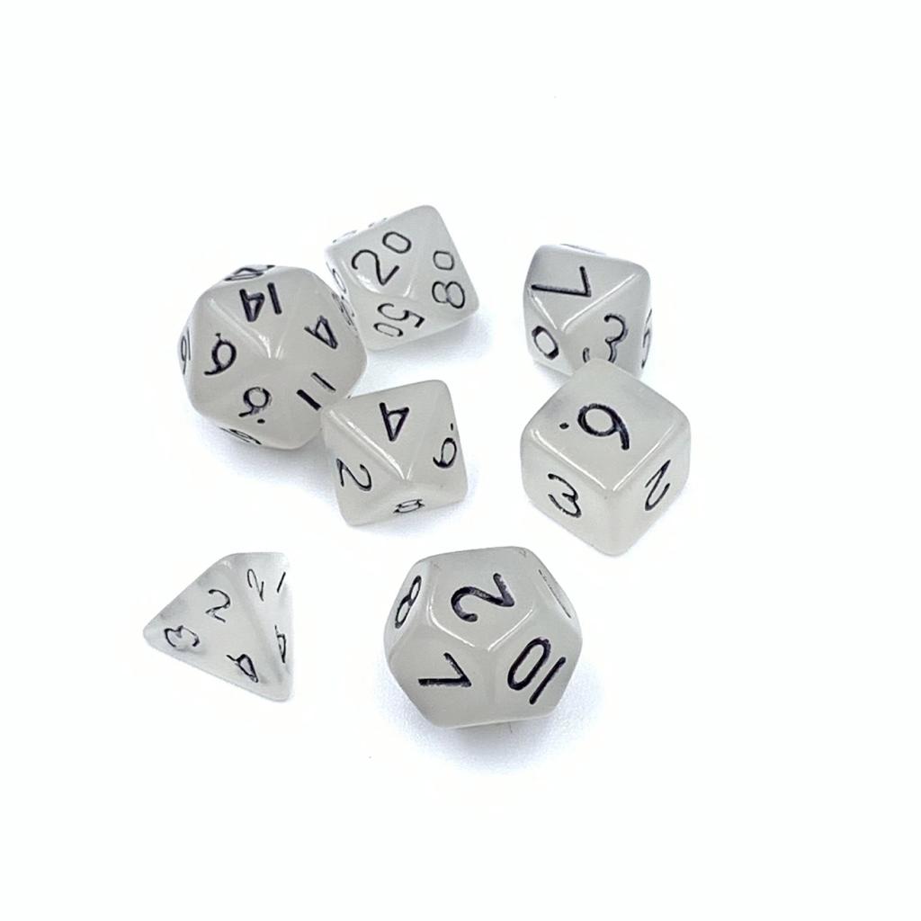 7pcs/lot Polyhedral Dice Set Double-Colors Dice D4 D6 D8 D10 D% D12 D20 for DND RPG Table Games
