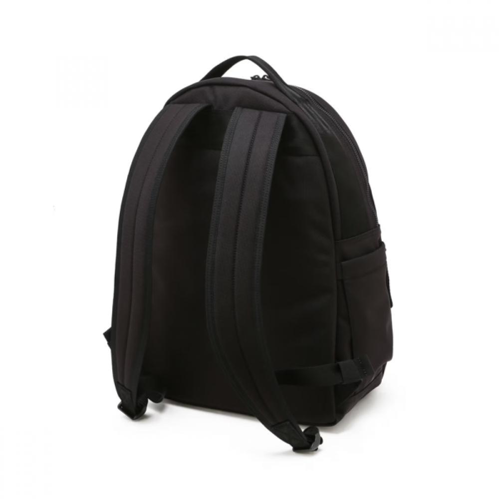 Daks Black Nylon Backpack Logo Patch Dbba6f100bk