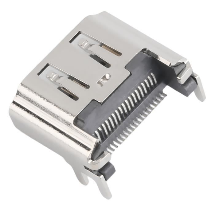 Connecteur d'interface de prise de port HDMI - PS4 - Noir - Pièce de rechange de haute qualité