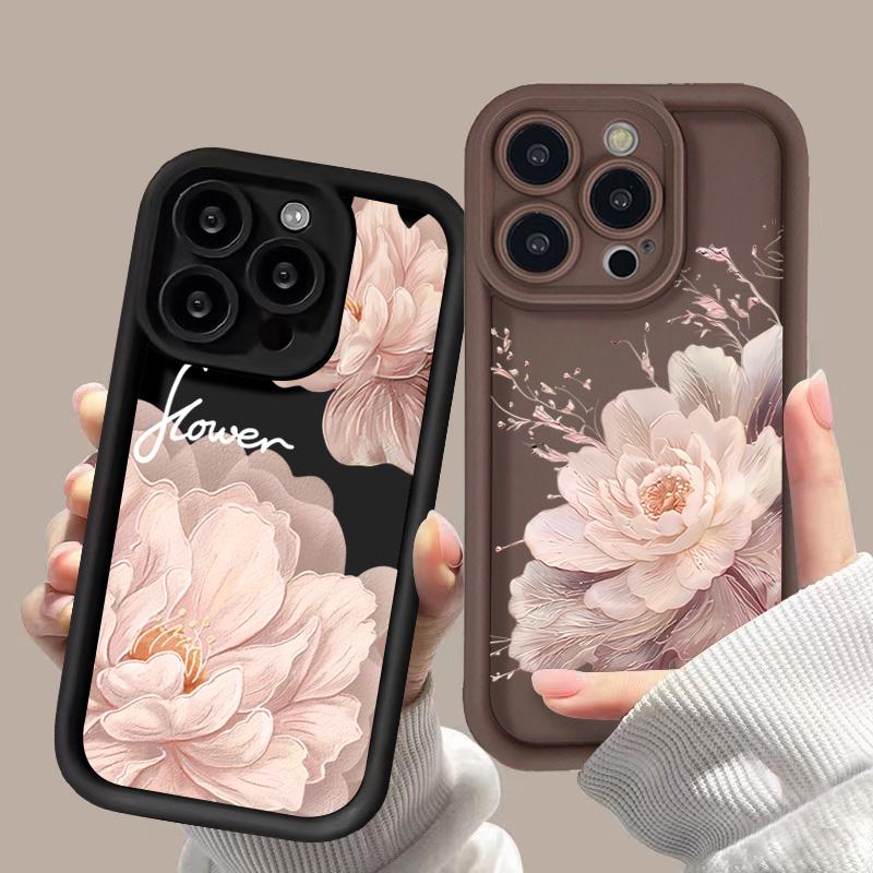 Чехол для Xiaomi Redmi Note 14 13 12 Pro Plus 5G 12S 11S 11 10S Красивый цветочный силиконовый чехол для телефона для Redmi 14C 13C 12C Чехол