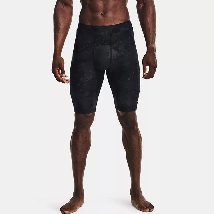 Under Armour Project Rock Johnson повседневные дышащие тренировочные шорты мужские шорты черные 1367132-001