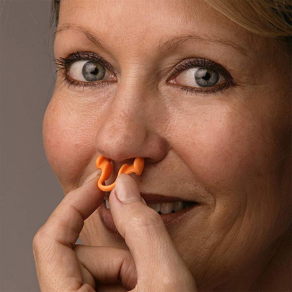 Anti-Snoring Corrector Snore Prevention Gadget Women's Silicone Anti-Snore Device Snore Elimination Elastic Nose Clips