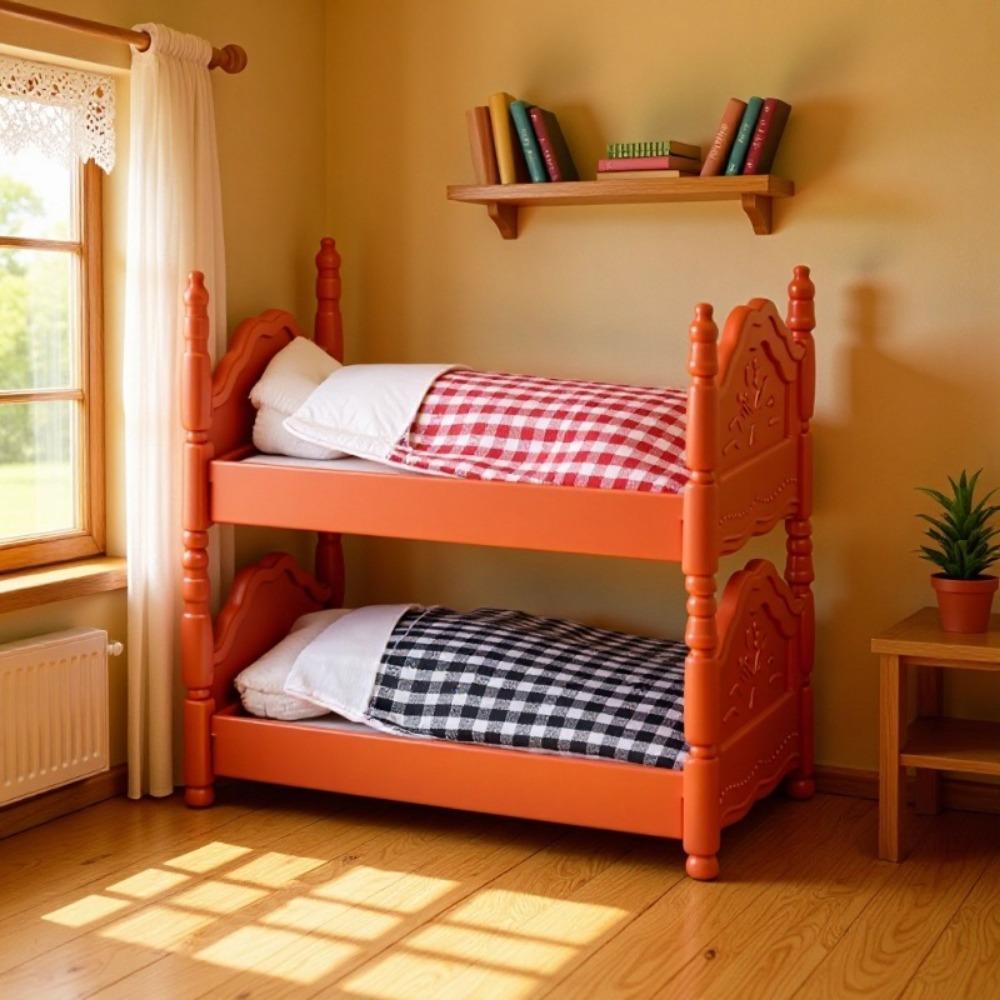 Пластиковая кукольная мебель разных стилей Миниатюрный обеденный стол Спальня 1:12 Комплект диванов для гостиной