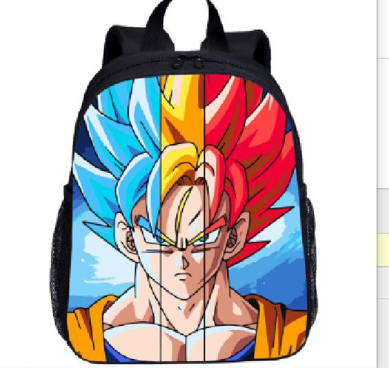 Аниме Периферия Dragon Ball Рюкзак Dragonball Студенческая Школьная Сумка Wukong Полиэстеровый Рюкзак Рюкзак