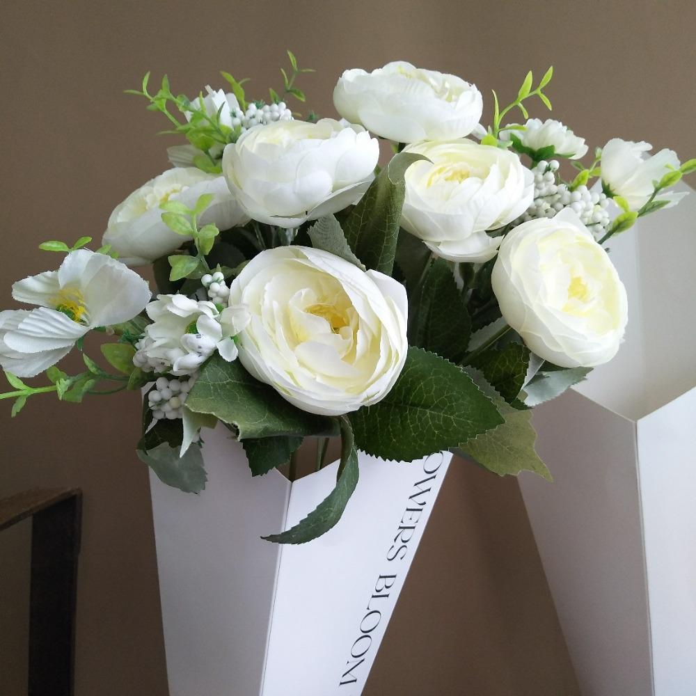 5pc DIY Flower Bundle Box Simple Bouquet Box Creative Flower Arrangement Box Party Supplies