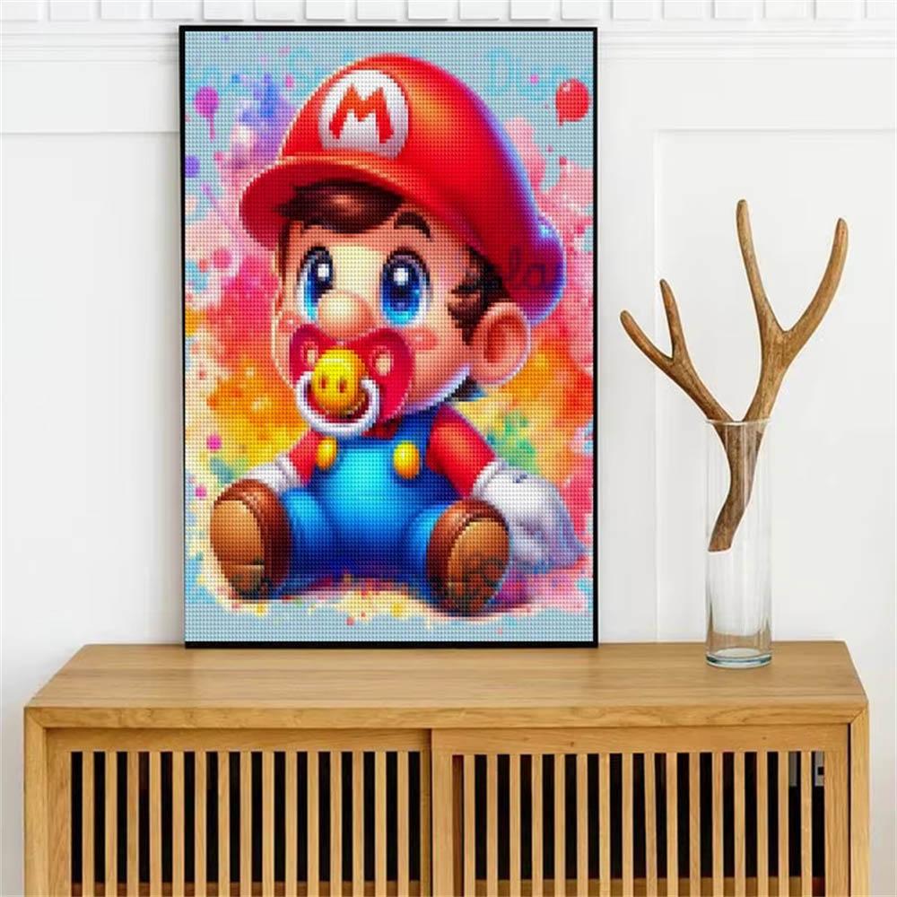 Disney Наборы для алмазной вышивки Микки Микки Маус, милые Лило и Стич, Супер Марио, Декор для дома, Полная квадратная и круглая мозаика, Вышивка крестом