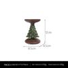Christmas Tree Candle Candlestick Household Decorations Festive Atmosphere Decorations Xmas