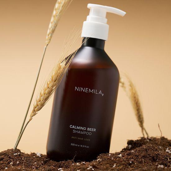NINEMILA Успокаивающий шампунь от выпадения волос с пивными дрожжами 500 мл