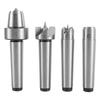 4 шт. MT2 токарный инструмент по дереву, вращающийся центр, набор конических инструментов для обработки дерева, металла, сверления задней бабки токарного станка, фрезерования