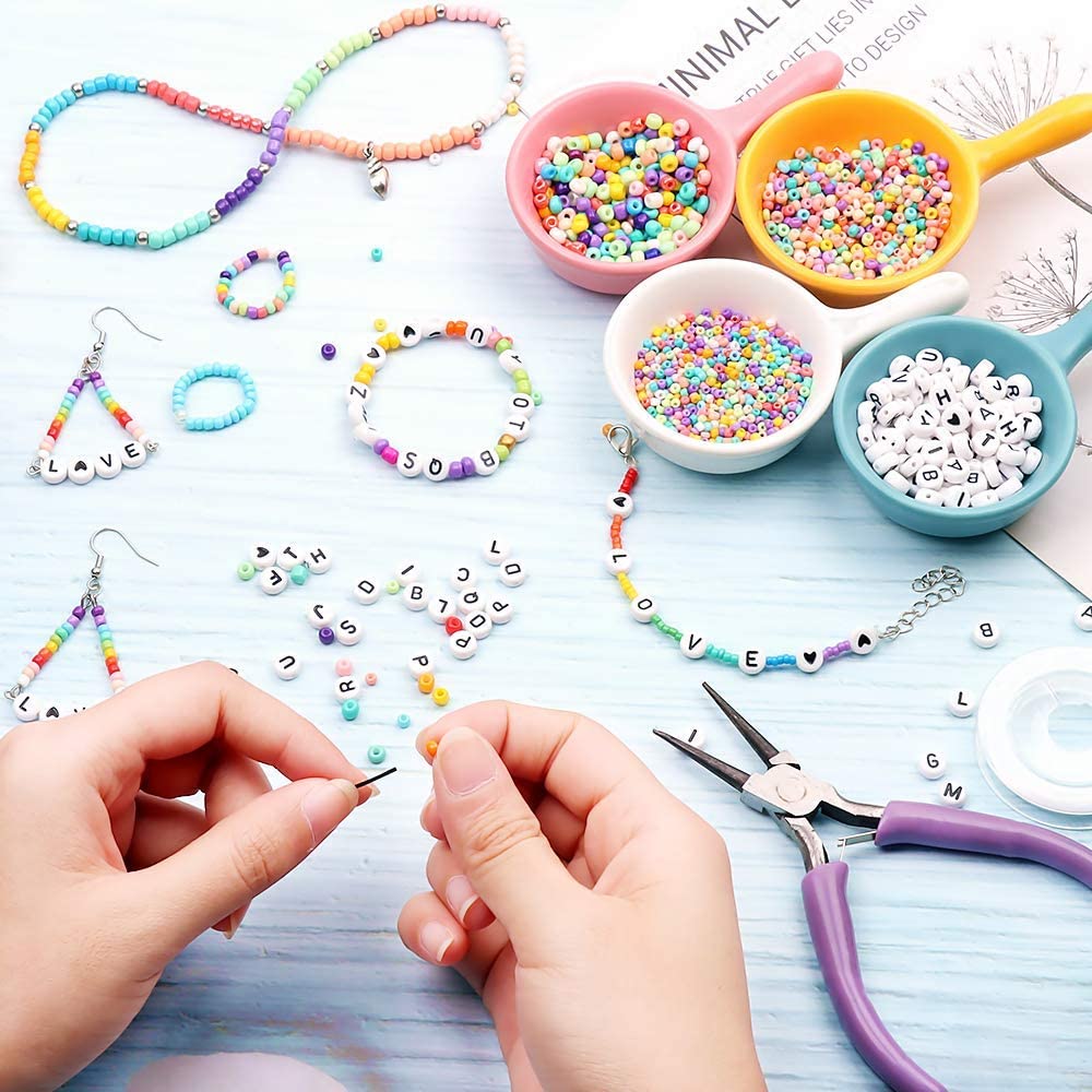 About1000/500/150pcs/Lot 2/3/4mm Glass Seed Beads Round Spacer Bead For DIY Earrings Bracelet Necklace JewelryMaking Accessories