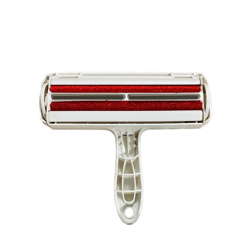 Многоразовый пластиковый ролик для удаления шерсти домашних животных, щетка для чистки шерсти собак и кошек, удаляющая самоочищающийся ворс с дивана, одежды, удобная для чистки