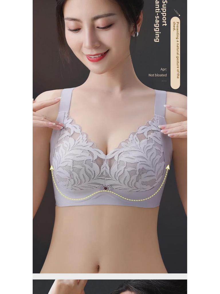 Женские ультратонкие бюстгальтеры с полной чашкой больших размеров: Утягивающая, собирающая, антипровисающая поддержка для большой груди