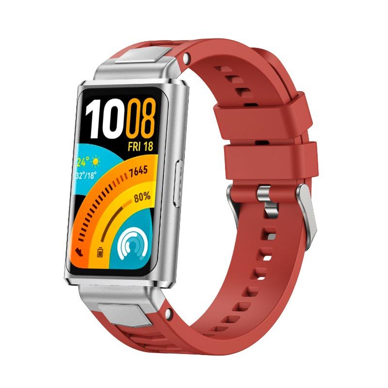 Силиконовый ремешок для huawei Band 11/11NFC Аксессуары Спортивный дышащий Браслет Наручный ремешок ремень pulseira correa для huawei band 11Pro/11ProNFC