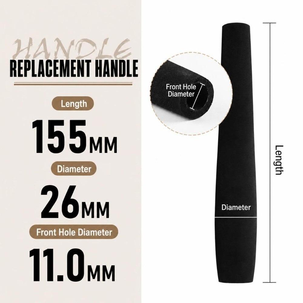 EVA Fishing Rod Handle Mini Size Rod Grip Portable Rod Repair Component Ice Fishing