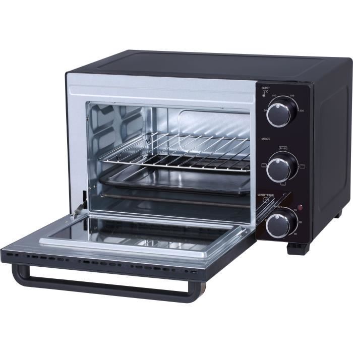 CONTINENTAL EDISON CEMF22B - Мини-печь электрическая 22л черная - 1300Вт - Естественная конвекция