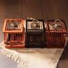 9x7.5cm Grasshopper Cage Cricket Insect Pet Cage House Catcher Feeding Wood Cage Small Parrots Finch Pets Birdcages New