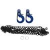 2Pcs RC Trailer Hook Aluminum Alloy Corrosion Resistant RC Trailer Chain for SCX10 110 Car Model
