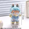 Clear Protective Case for Labubu Dolls, Transparent Hard Shell Cover for Figure Display Storage, Multiple Style Options