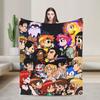 Скотт Пилигрим против. Плед с принтом World Merch, супермягкий флис, пледы-покрывала, расслабляющий, плюшевое, тонкое одеяло