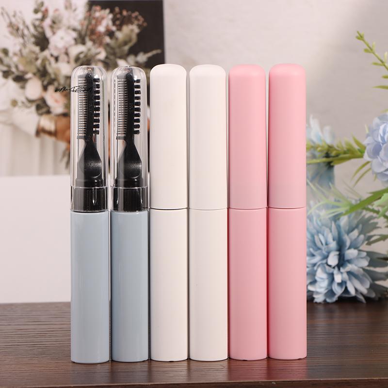 10ml Dual Brush Head Empty Mascara Tube Refillable DIY Eyebrow Gel Bottle Eyelash Elongation Cosmetics Containers Packaging