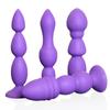 Big Purple Silicone Butt Plug Beads Unisex Large Anal Sex Toys Anal Balls & Beads