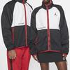 Air Jordan 11 Polartec с флисовым воротником и цветными блоками, спортивная куртка, мужская куртка, черный, белый, красный CU1495-010