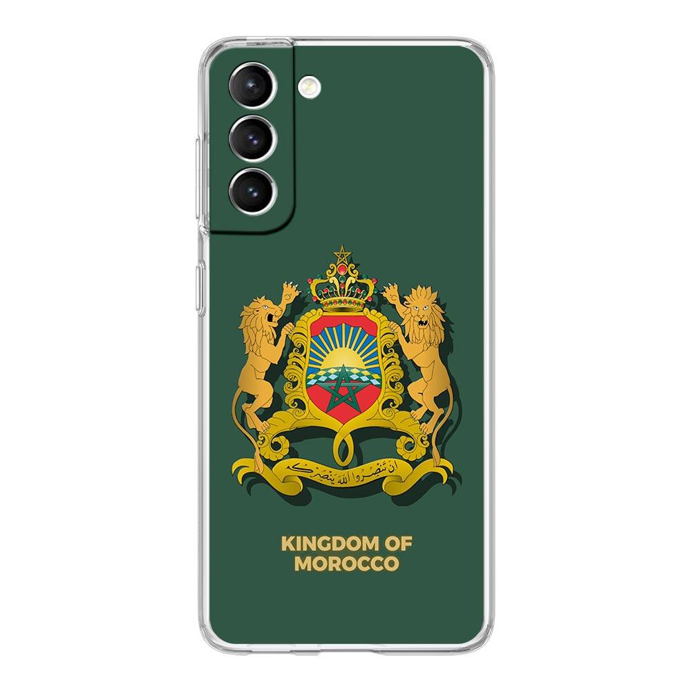 Флаг Марокко Maroc Марокко Паспорт Чехол для телефона для Samsung Galaxy S25 S24 Plus S23 FE S22 S21 S20 Ultra 5G S10 S10E Прозрачный чехол