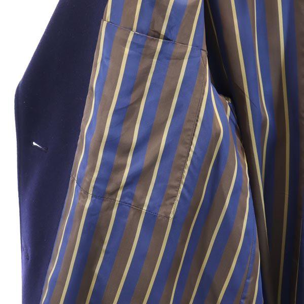 Aquascutum Wool Pea Coat 38 Navy Men's Used