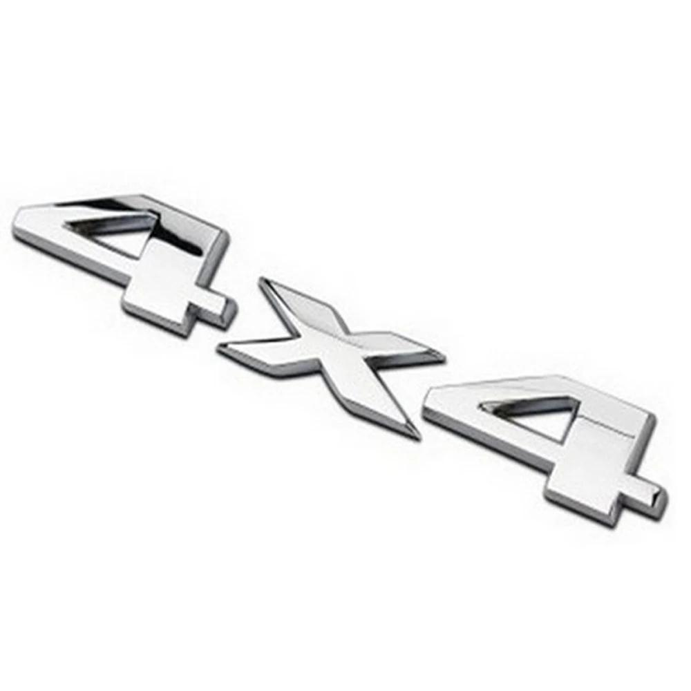 AUTCOAT 1Pcs 3D 4x4 Four Wheel Drive Car Sticker Logo Emblem Badge Decals Car Styling Accessories