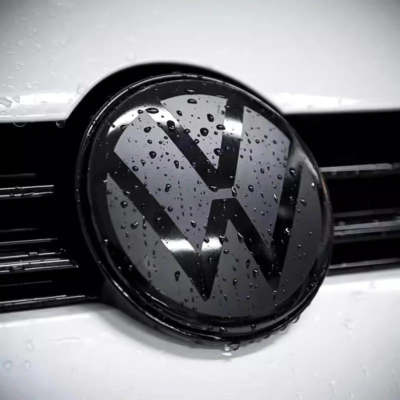 HAT1 Car Front Grille Emblem Badge Cover Rear Trunk Lid Sticker For VW Polo GOLF 6 7 8 Passat B6 B7 B8 Variant CC Tiguan Atlas Jetta