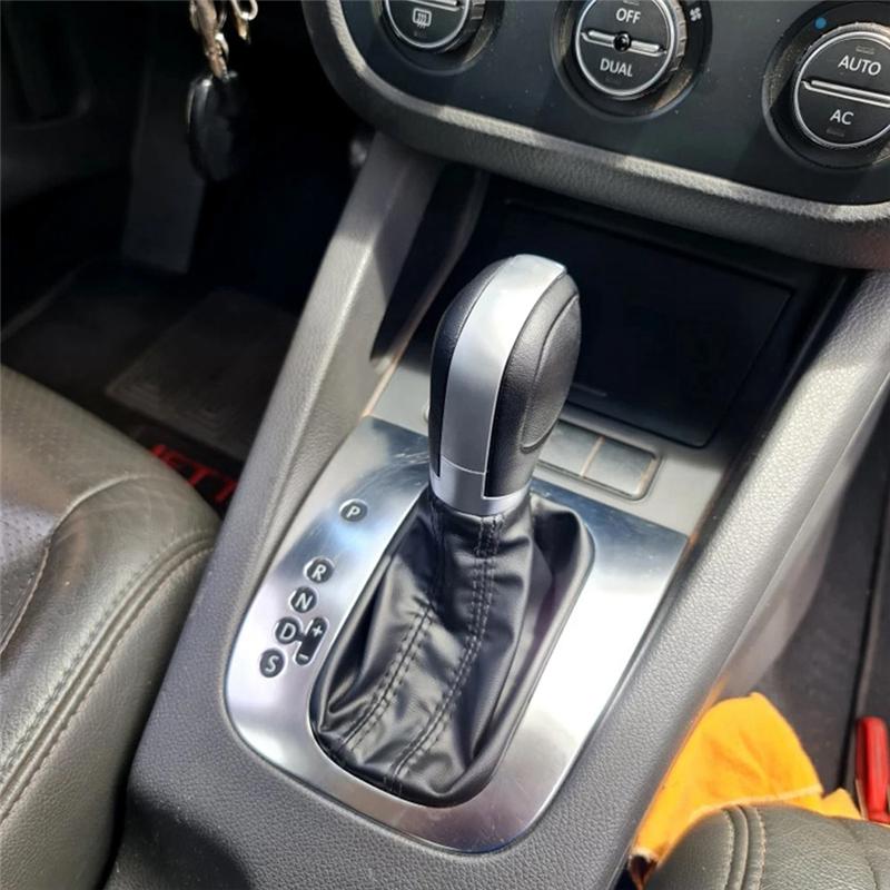Automatic Gear Shift Knob Stick LHD For Golf 6 Jetta MK6 EOS Passat B7 CC For Sharan 7N From 2010 Seat Leather-A87Q