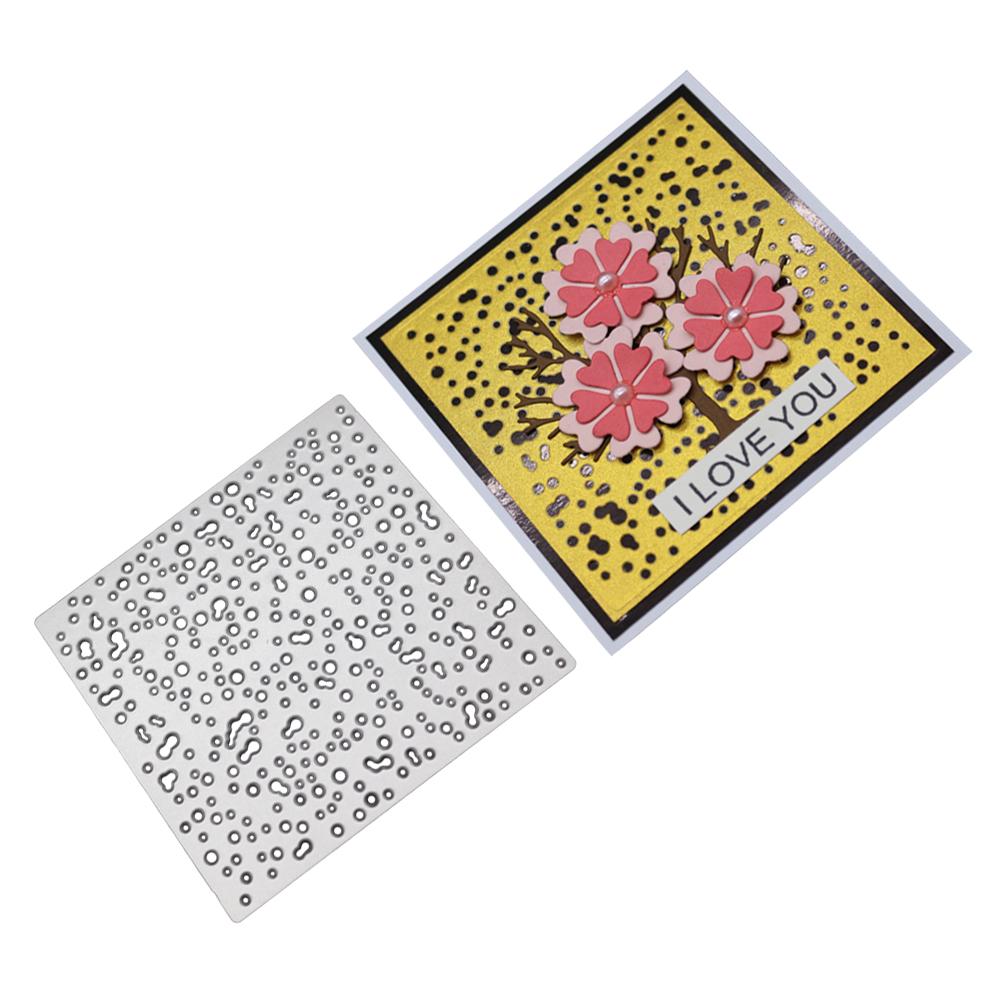 Квадратная рамка с отверстием под фон металлический серебристый трафарет тиснение вырубные штампы для скрапбукинга бумага альбом карты изготовление