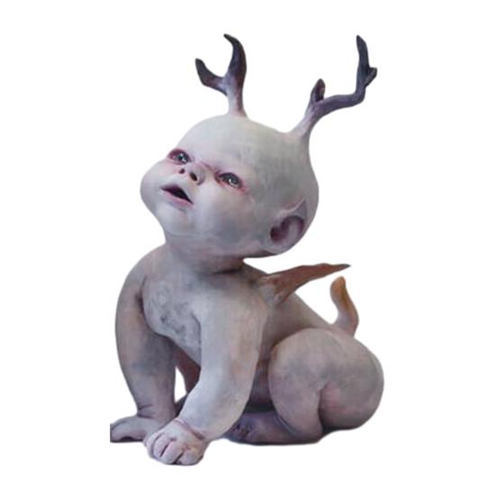 Ornament Halloween Decor Prop Carnival Halloween Theme Horror Party Resin Statue Devil Decoration