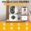 Dual Image WiFi Camera HD Smart Home Security Monitor Night Vision Surveillance Camera (No Memory Card)
