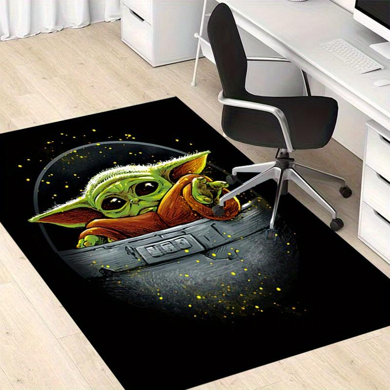 1pc Cute Yoda Rug for Home Decor, Office Carpet, Chair Cover, Outdoor Mat, Gift Ideaz4155