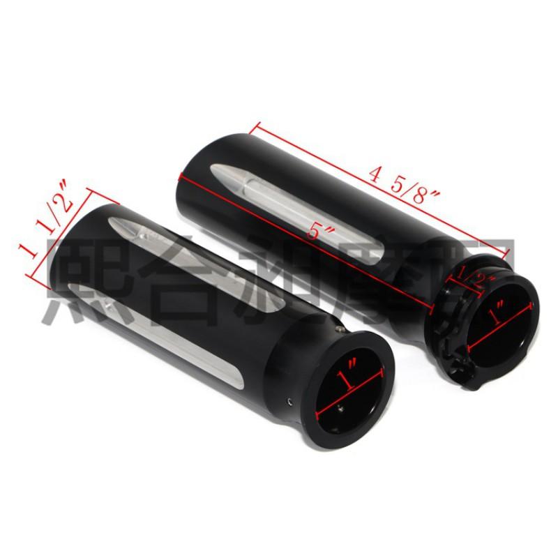 Universal 25mm Aluminum Motorcycle Handlebar Grips Harley XL883 XL1200 48 CNC Retro Style