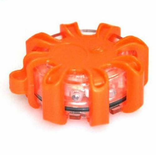 Автомобильный светодиодный дорожный фонарь, аварийный свет, проблесковый маячок, дорожный маячок с магнитным основанием и батарейками