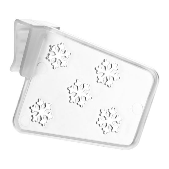 4 шт./комплект разделителей для холодильника, бездырокол, товары для дома, узор «снежный цветок», многофункциональные защелкивающиеся разделители для холодильника