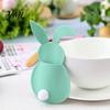 Felt Tableware Organizer 4 Pcs Easter Bunny Cutlery Holders, Pouch Bags, Cute Rabbit Utensil Plush Tail Table Settings Sleeve, Spring Fork Spoon Knife