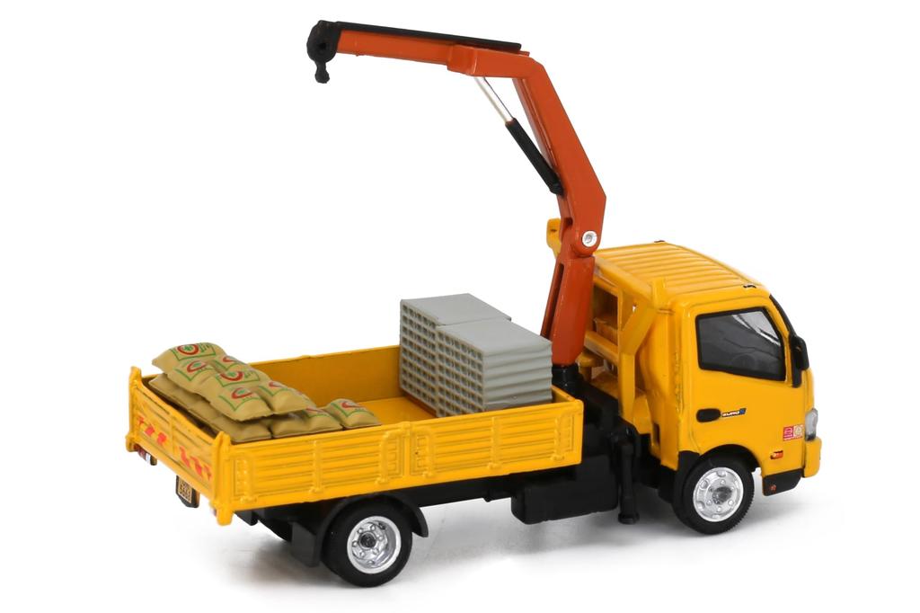 Tiny City Hino 300 Truck with Crane Литой Мини-Автомобиль 1/76 № 170
