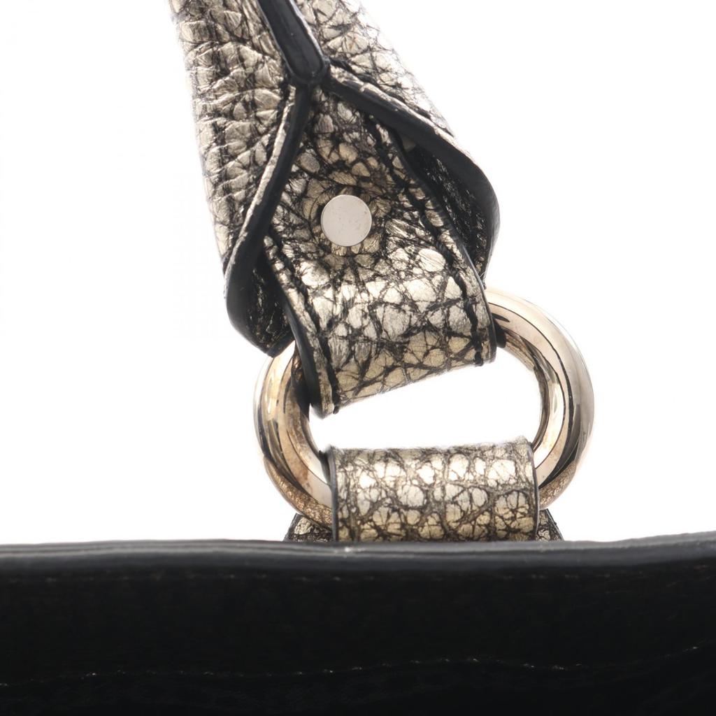 Used CELINE Boogie bag Handbag leather Gold Used Women