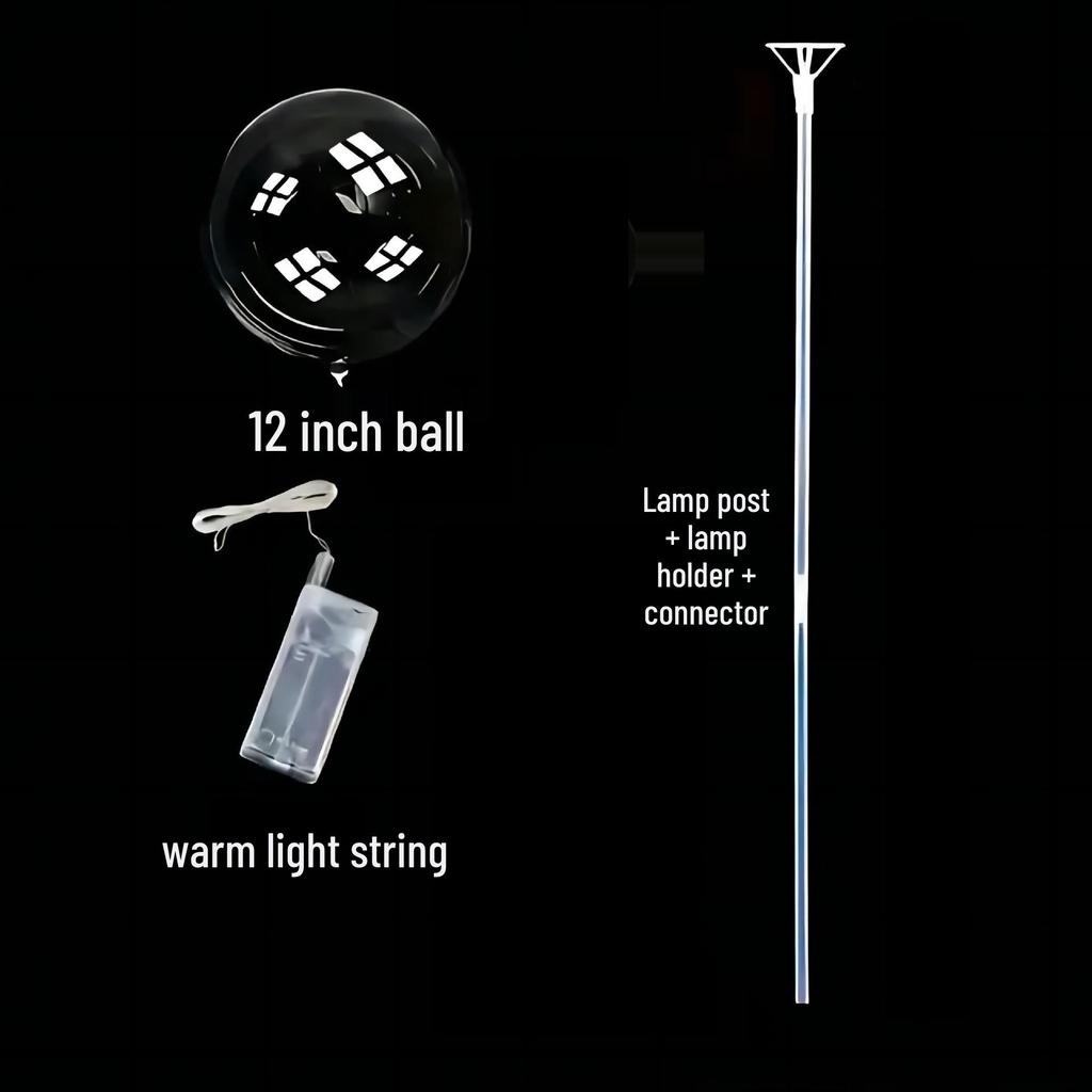 Светящийся шар Бобо - Прозрачный светодиодный светящийся шар для детских игрушек и свадебных украшений