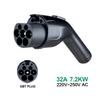 Chiefleed GBT Plug 3.6kw 7kw 11kw 22kw For Replacement EVSE for Electric Car Accessories 16A 32A 1/3P EV Charging Plug