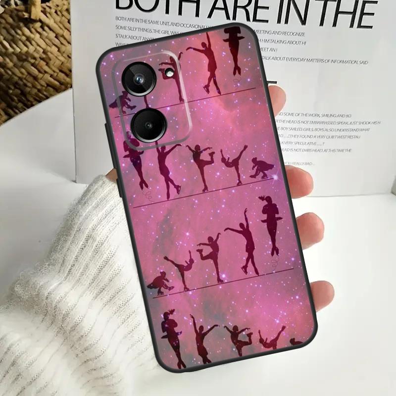 Фигурное катание, танцевальный спорт для Realme 12 Pro Plus 11 10 9 C67 C55 C53 C35 C33 C30 C25s C21Y C15 GT3 GT5 GT Neo 5 Чехол