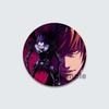 32/44/58mm Fashion Accessories Broochs Anime Death Note Cosplay Badges Round Cartoon Figure L·Lawliet Killer Yagami Pins for Backpacks Gift