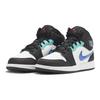 Air Jordan 1 Mid SE GS Черный Белый Гипер Жаде Сиреневый Красный FQ8095-001