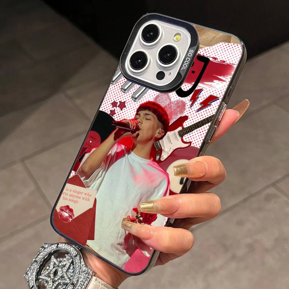 S-Singer Milo J Phone Case For iPhone 17,16,15,14,13,12,11 Plus,Pro Max,XS,Colored Silver Plated Inside Cover