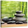 Canvas Print Bamboo Stones Zen Spa