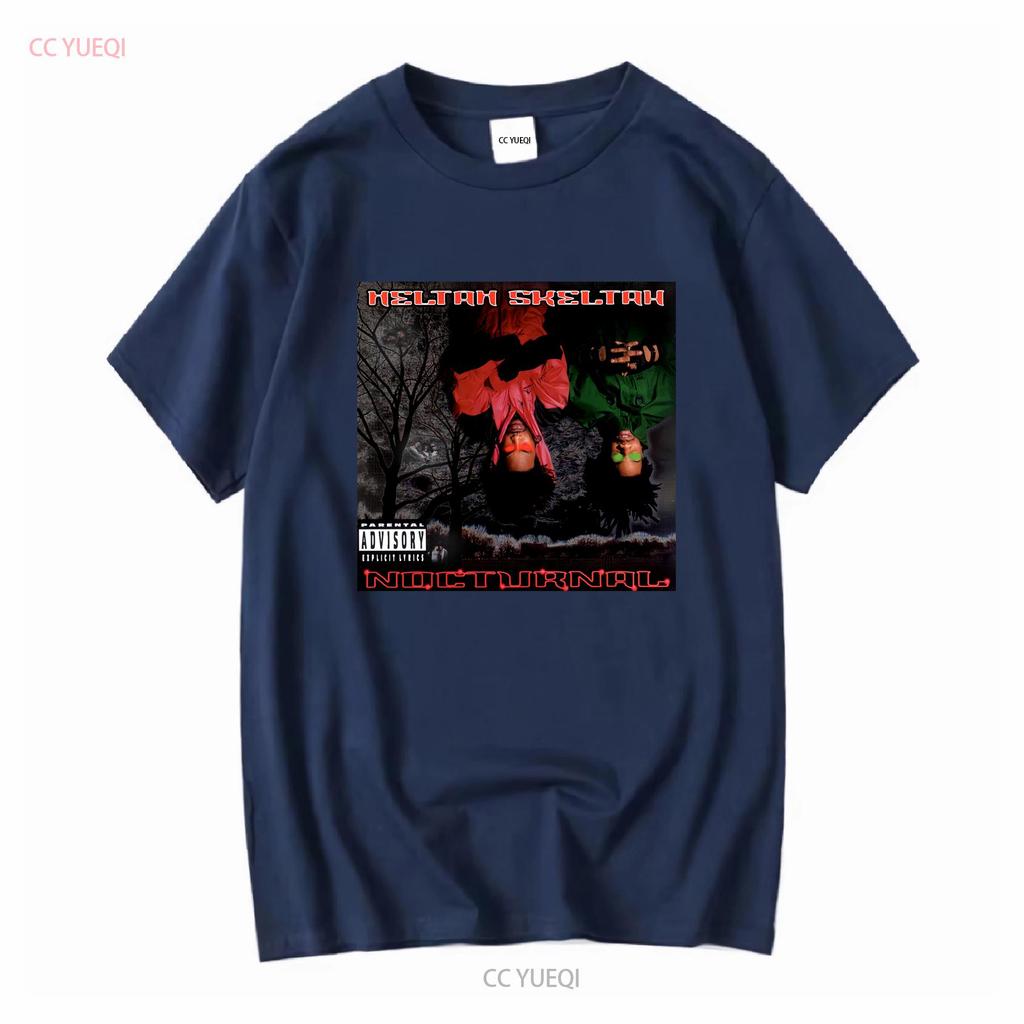 NWT Heltah Skeltah Nocturnal American Hip Hop Duo Album Cover T Shirt Size S 4XL vintage Washed Stretched Top For Everyday Wear